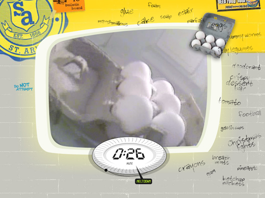 still shot of the eggs meltdown ©MicroManiac