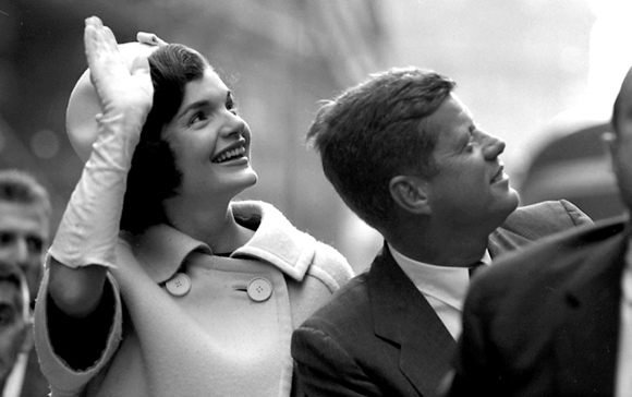 Jaqueline & John F. Kennedy, N.Y.C 1960 ©George S. Zimbel